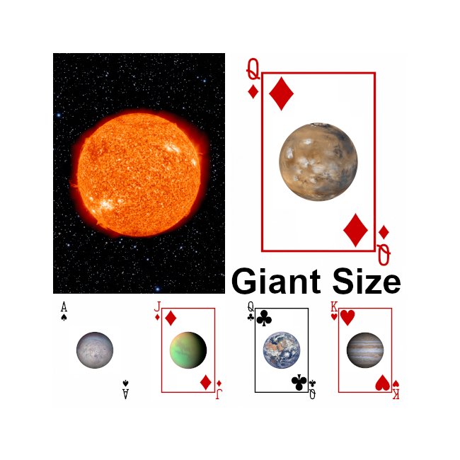 Solar System Playing Cards — Giant