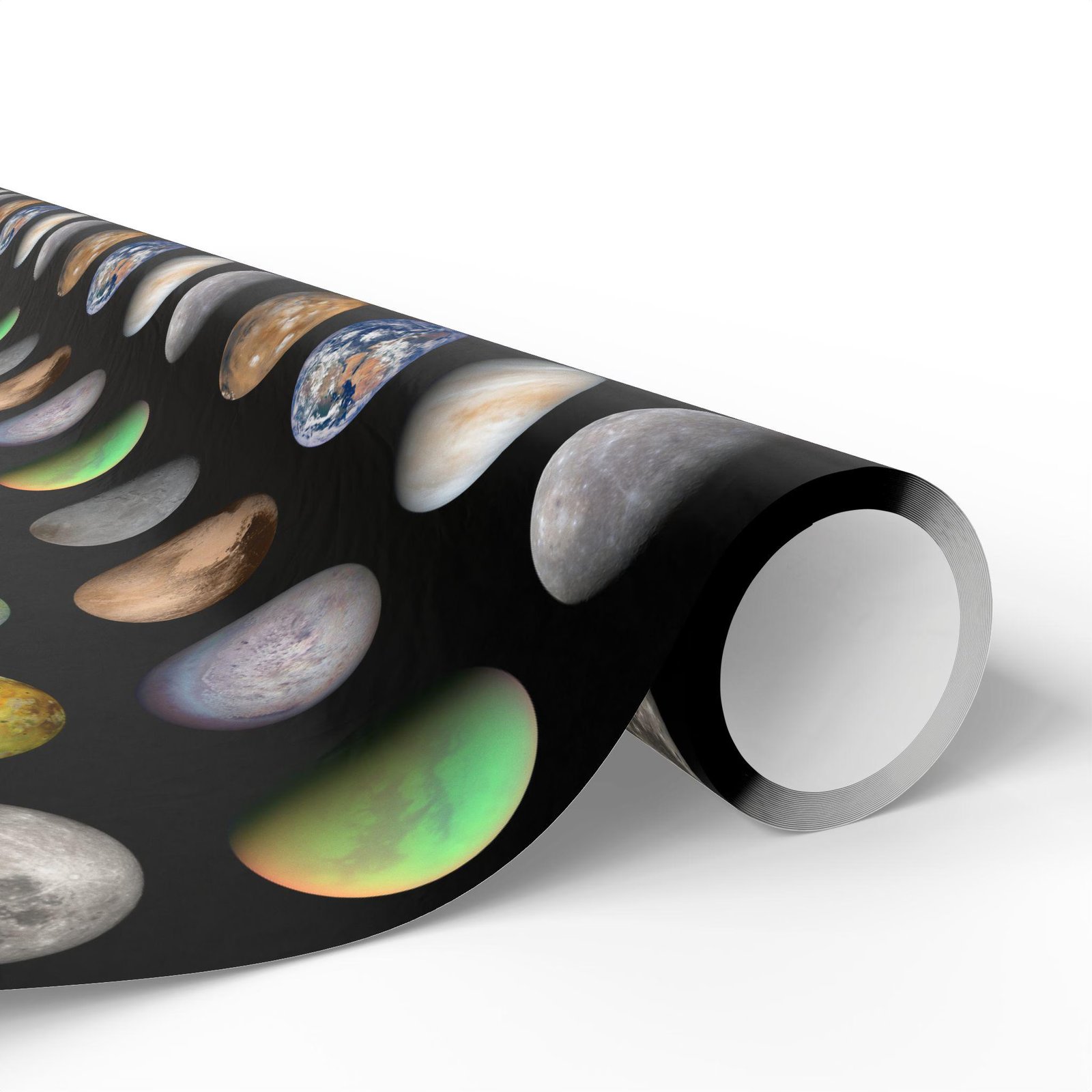 Planets & Moons Wrapping Paper